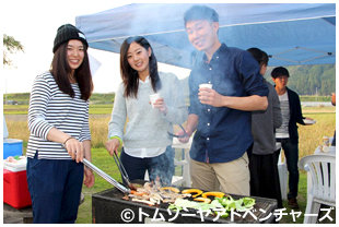 保津川ラフティンでグBBQ