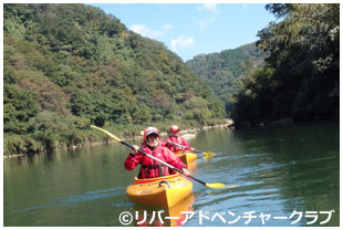 木津川でゆったり楽しむカヌー