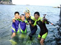 「シュノーケリング・磯遊びコース」も人気！小さなお子様からシニアまで、手軽に伊豆の海が楽しめます。