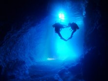 青の洞窟 体験ダイビング