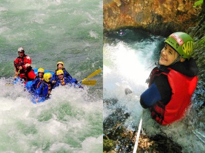 《写真・ランチ・温泉つき》ラフティング×キャニオニング1DAY