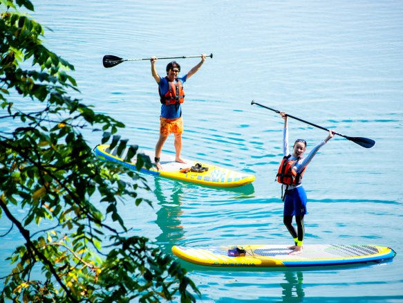 青木湖 SUP