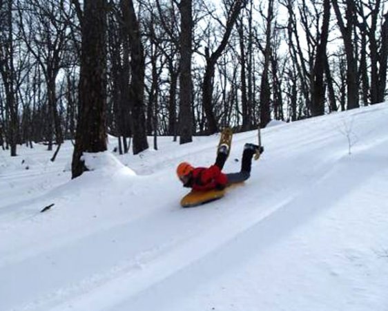 【大沼スノーシューツアー】注目度ＮＯ１ウインタースポーツ！雪面スレスレを滑るスピード感は迫力満点！