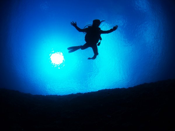 青の洞窟 体験ダイビング