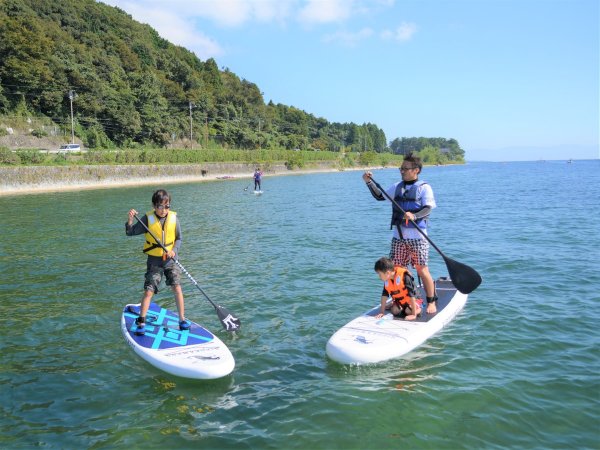 7歳からOK！誰でも気軽に楽しめる！琵琶湖でSUPデビュー