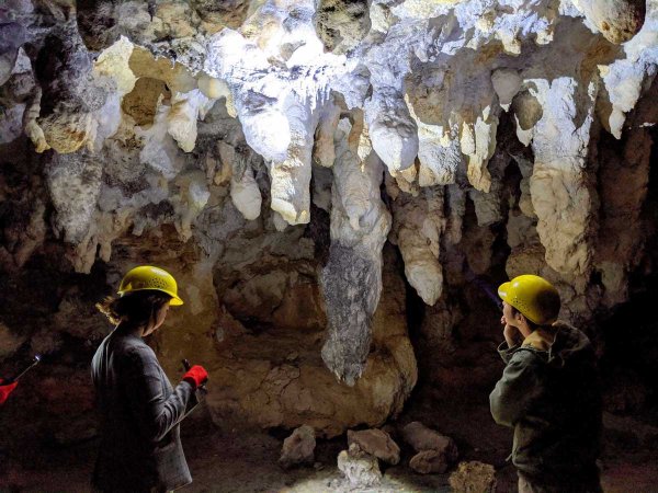 久米島 洞窟探検