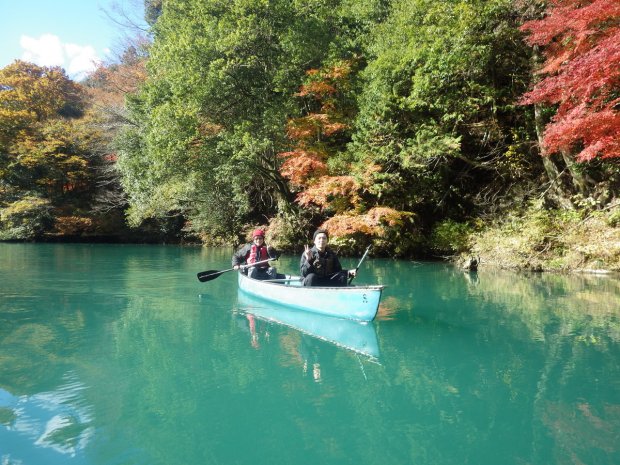 奥多摩 白丸湖 カヌー