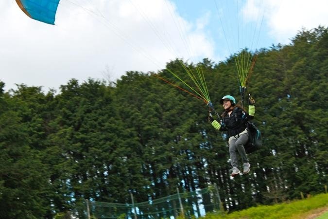 筑波山 桜川 石岡 のパラグライダーの体験ツアー スクール そとあそび