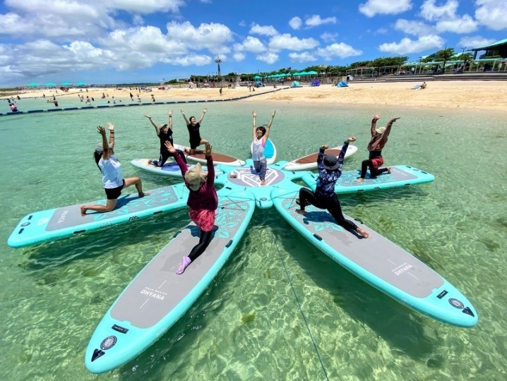 沖縄北部・SUP】巨大ボードに乗って釣りに挑戦！MEGAサップフィッシング｜アソビュー！