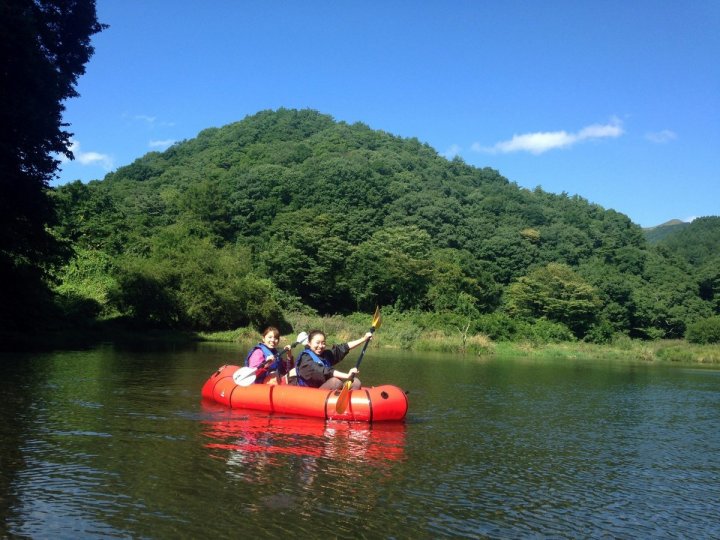 山梨県のパックラフトの体験 そとあそび